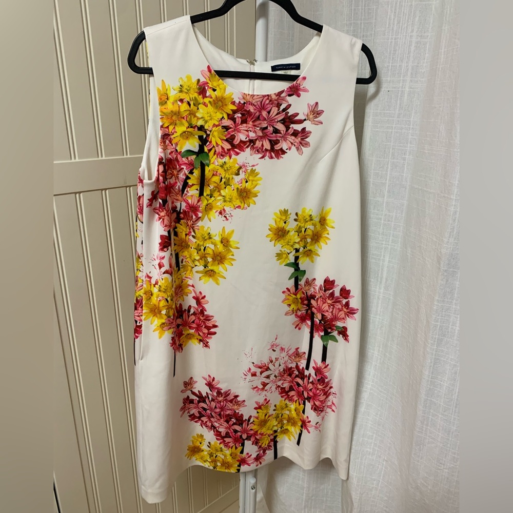Tommy Hilfiger Floral Sheath Dress with Pockets